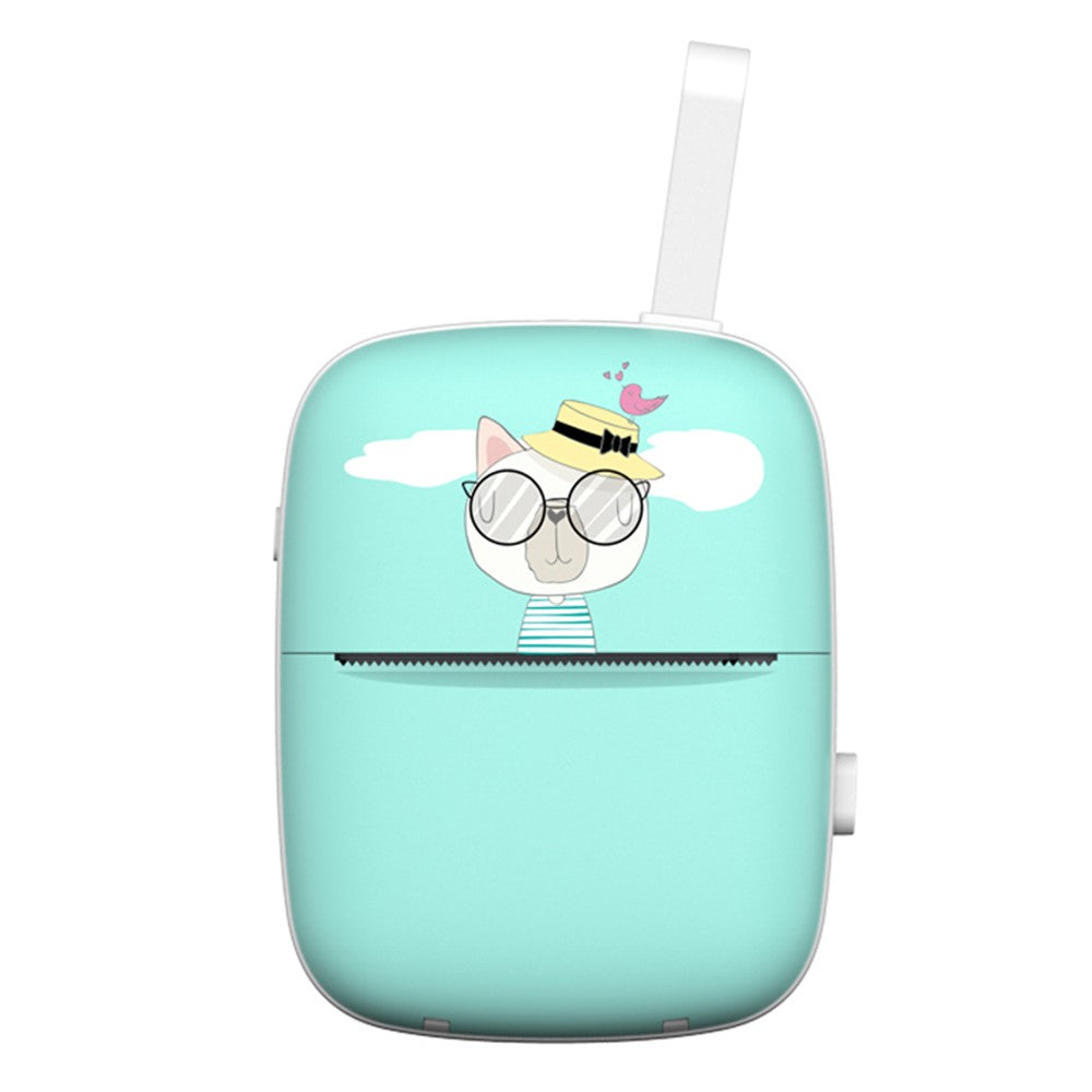 Portable Mini Bluetooth-compatible Printer Thermal Label Printer for Wrong Question Photo Memo Thermal Printing Student Pocket Printer