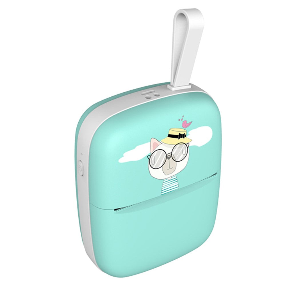 Portable Mini Bluetooth-compatible Printer Thermal Label Printer for Wrong Question Photo Memo Thermal Printing Student Pocket Printer
