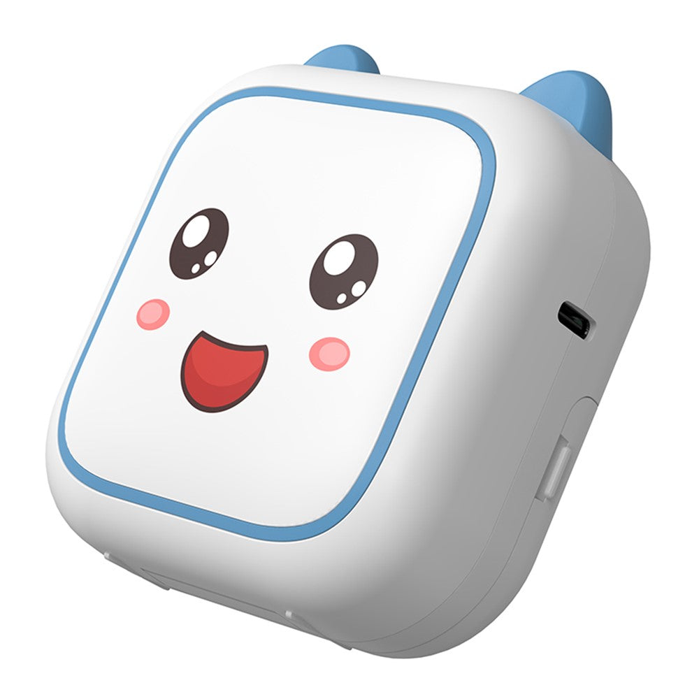 M6 Mini Sticker Printer Bluetooth-compatible Thermal Printer with 5 Rolls Paper + 5 Rolls Sticker + 3 Rolls Color Paper