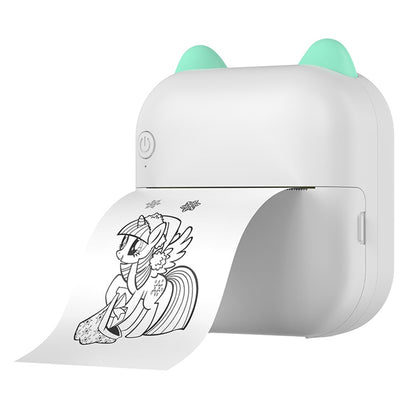 M5 Pocket-Size Sticker Printer Bluetooth-compatible Thermal Printer with 5 Rolls Paper + 5 Rolls Sticker + 3 Rolls Color Paper