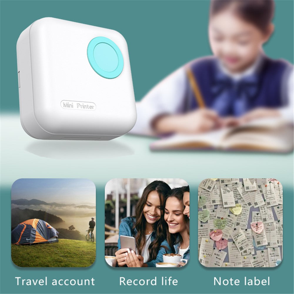 M2 Portable Wireless Thermal Photo Printer Pocket Label Maker, Standard Version