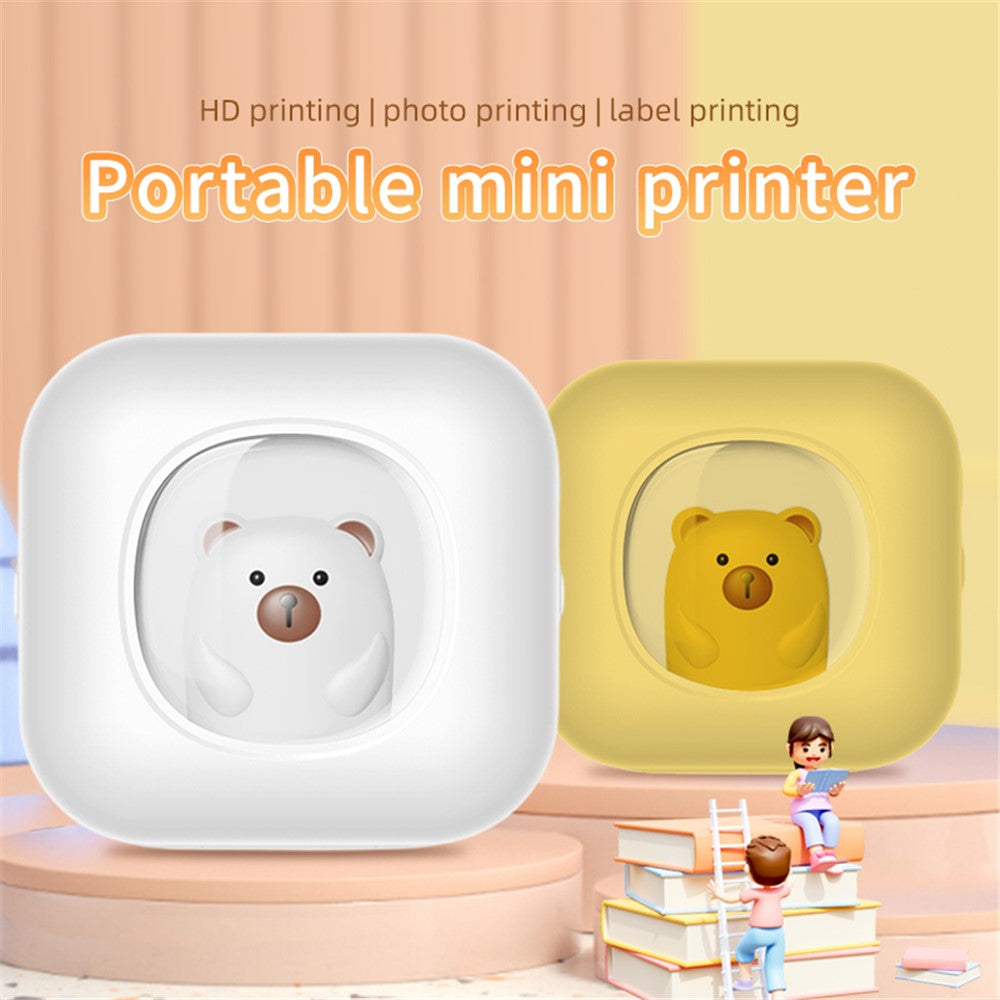 X7 Breathing Light Mini Portable Printer Wireless Thermal Photo Pocket Printer, Standard Version