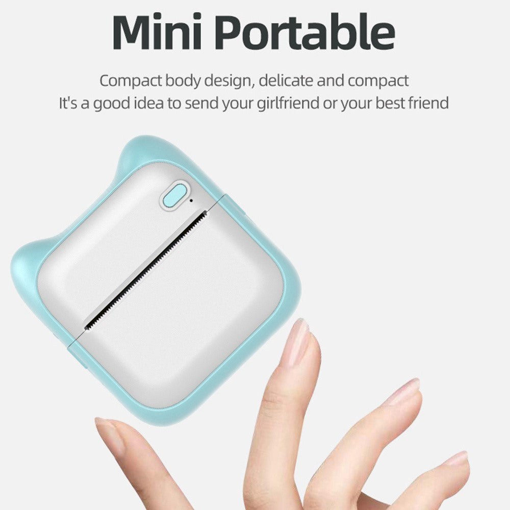 A31 Adhesive Mini Thermal Printer Handheld Portable Bluetooth-compatible Student Error Printer, Standard Version