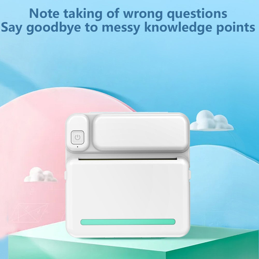 C19 Mini Bluetooth-Compatible Thermal Printer Student Adhesive Sticker Smart Label Printer, Standard Version