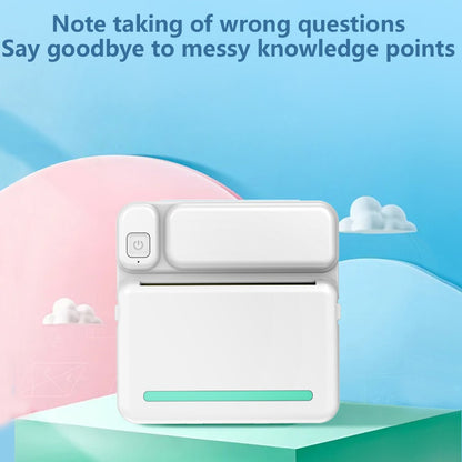 C19 Mini Bluetooth-Compatible Thermal Printer Student Adhesive Sticker Smart Label Printer, Standard Version
