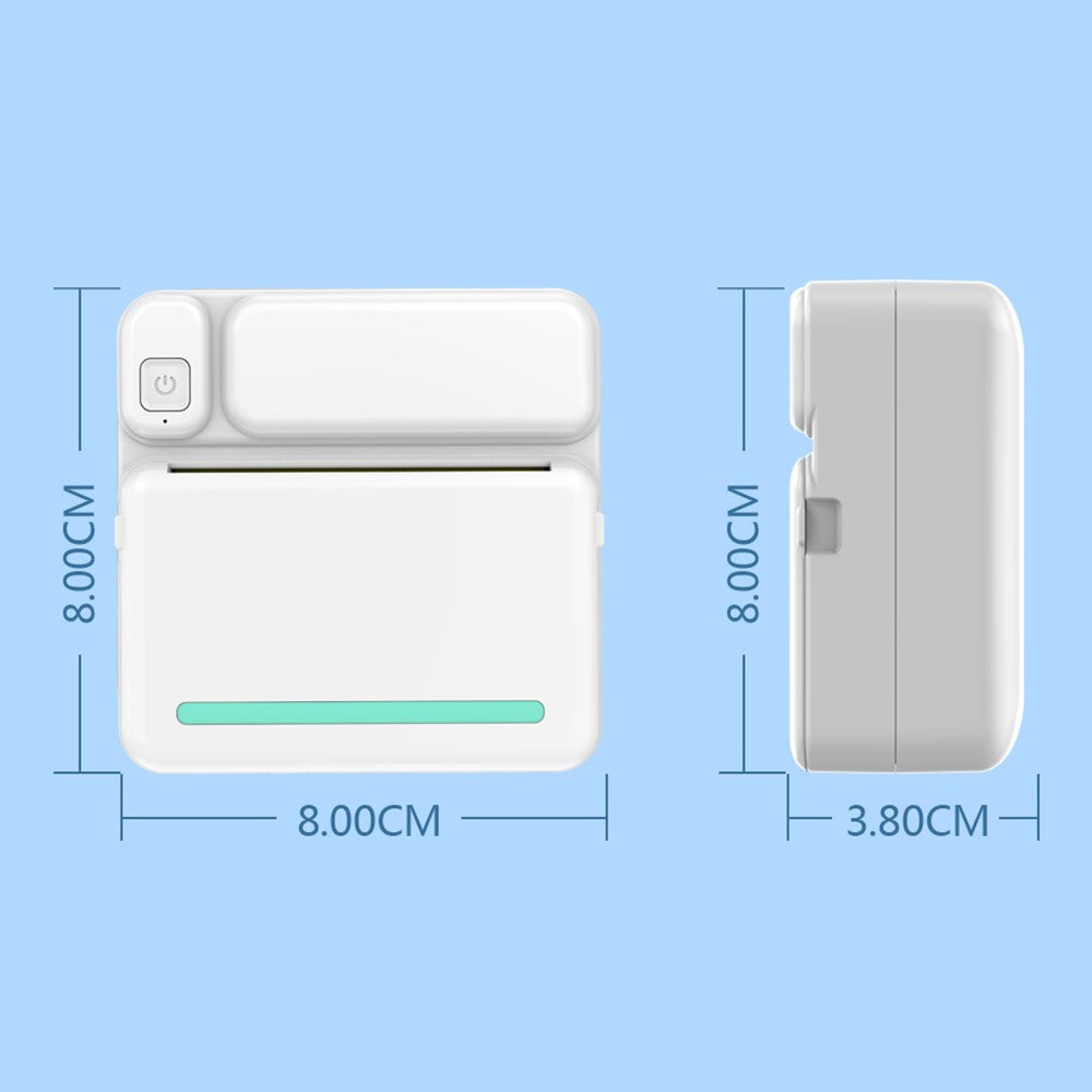 C19 Mini Bluetooth-Compatible Thermal Printer Student Adhesive Sticker Smart Label Printer, Standard Version