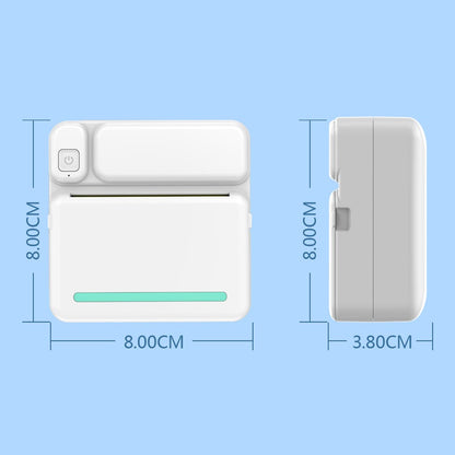 C19 Mini Bluetooth-Compatible Thermal Printer Student Adhesive Sticker Smart Label Printer, Standard Version