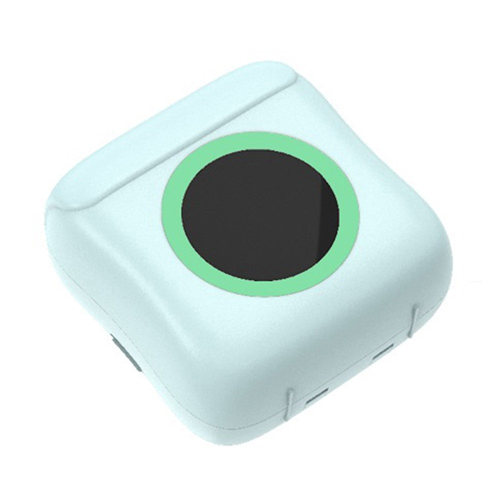 C22 Pocket Printer Bluetooth-compatible Inkless Mini Sticker Printer Colorful Atmosphere Light