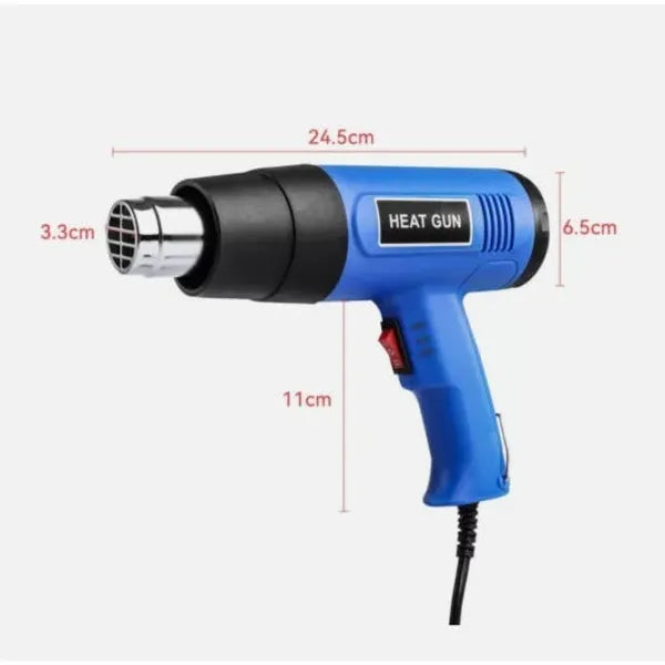 Heißluftpistole 2000W – 2 Temperaturstufen für Handwerk & DIY