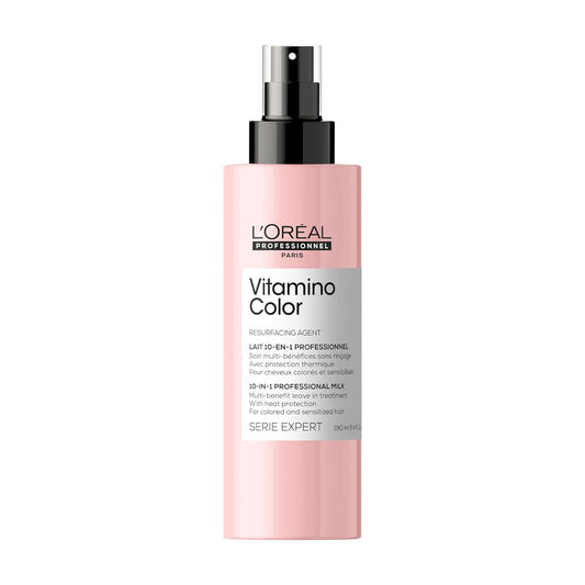 L'Oréal Professionnel Farberhaltendes Leave-In Spray Für Coloriertes Haar, Mit Antioxidantien, Serie Expert, Vitamino Color 10In1 Spray