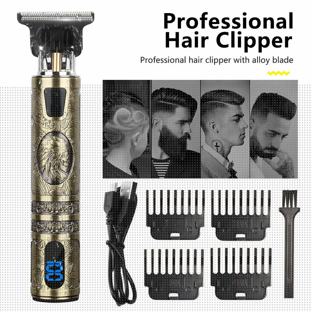 Beard Trimmer Electric Hair Clippers – Kabelloser Haarschneider mit USB