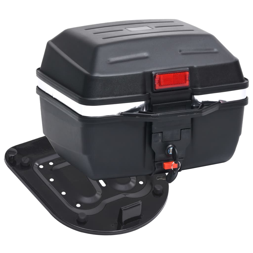 Motorrad Topcase 24L – Koffer für 1 Helm mit Schloss & Halterung