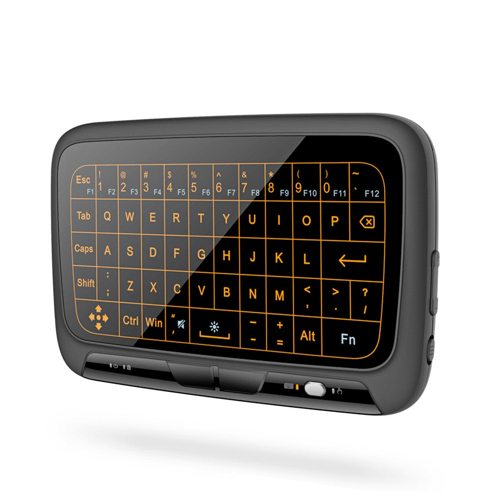 H18+ Mini Wireless Keyboard 2.4GHz 56 Keys Keyboard Full Touchpad with Backlight for Smart TV PS3 TV Box PC