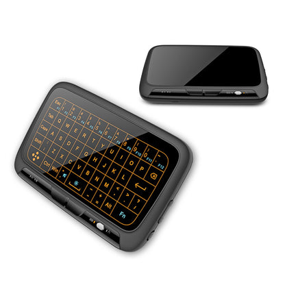 H18+ Mini Wireless Keyboard 2.4GHz 56 Keys Keyboard Full Touchpad with Backlight for Smart TV PS3 TV Box PC