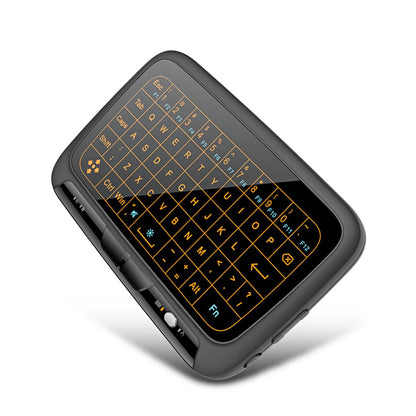 H18+ Mini Wireless Keyboard 2.4GHz 56 Keys Keyboard Full Touchpad with Backlight for Smart TV PS3 TV Box PC