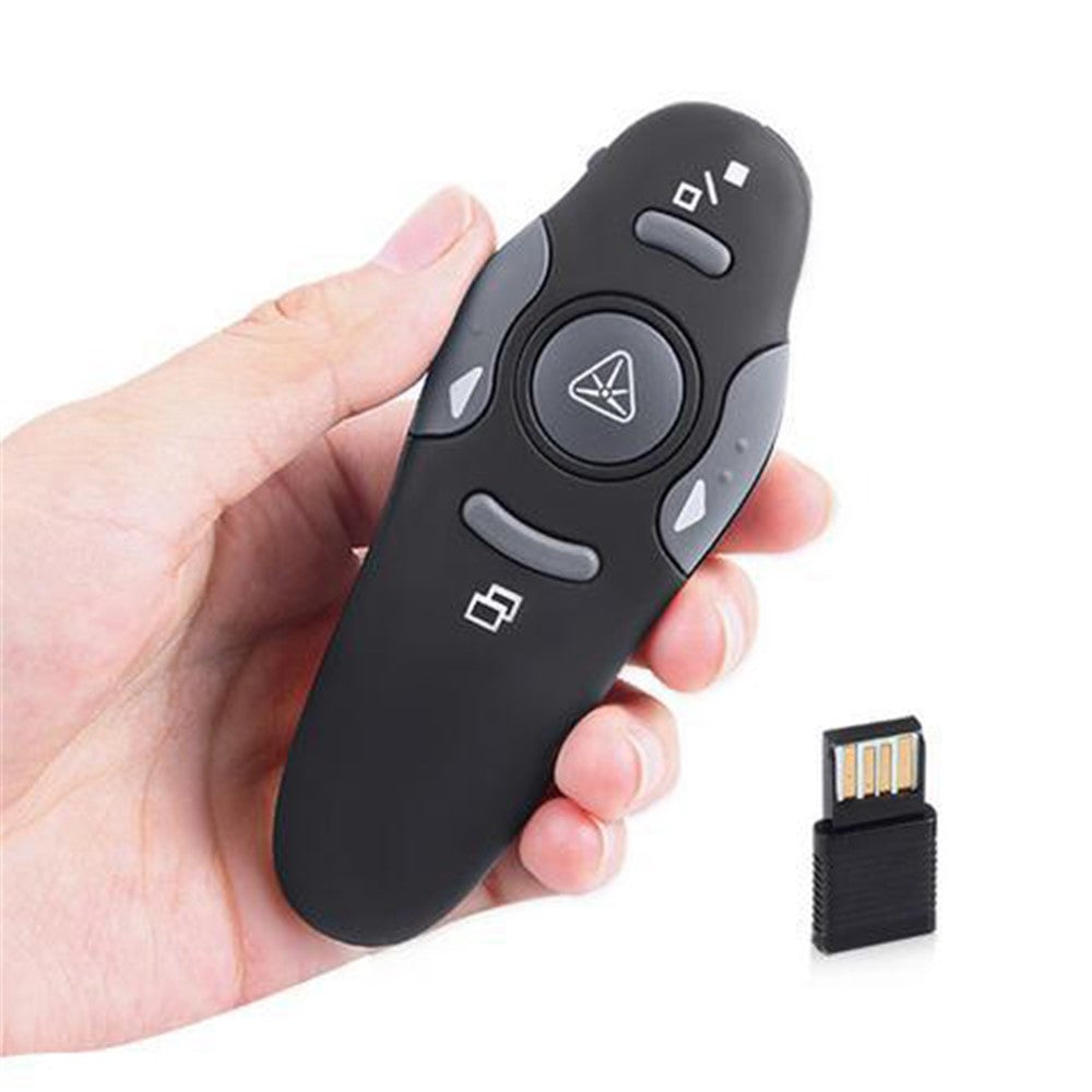 2.4GHz Laser Red Pointers Pen USB Receiver RF Remote Control Wireless Presenter PowerPoint Clicker Control Pointer