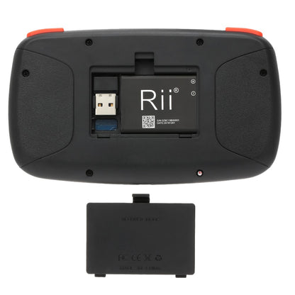 RII I4 Mini Bluetooth-compatible 2.4GHz for Windows Android (English Version) Dual-mode Hand-held Fingerboard Backlit Mouse Touchpad