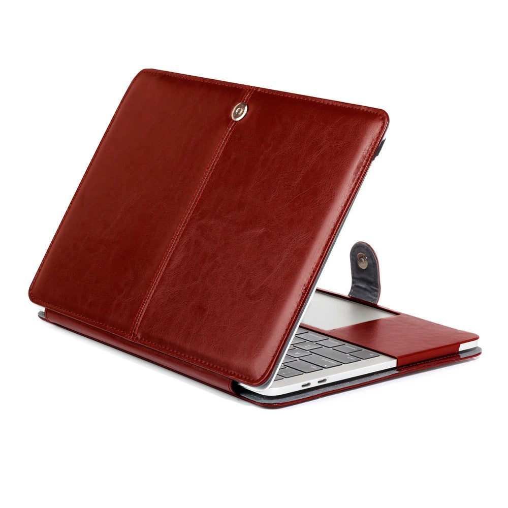 Crazy Horse Leather Case for MacBook Pro 13-inch (2016) A1706/A1708/A1989/A2159/A2251/A2289/A2338