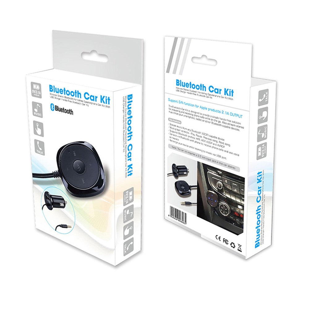 BC20 Bluetooth-Auto-Kit: Freisprecheinrichtung & MP3-Musikempfänger mit 3,5mm Klinke