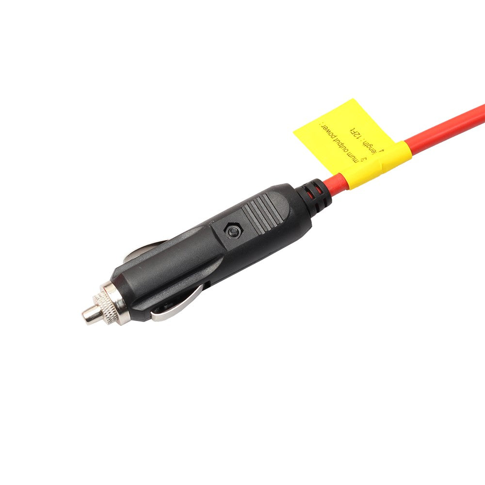 3,6m Schwerlast-Verlängerungskabel 12V/24V Zigarettenanzünderstecker mit Buchse, 10A Sicherung
