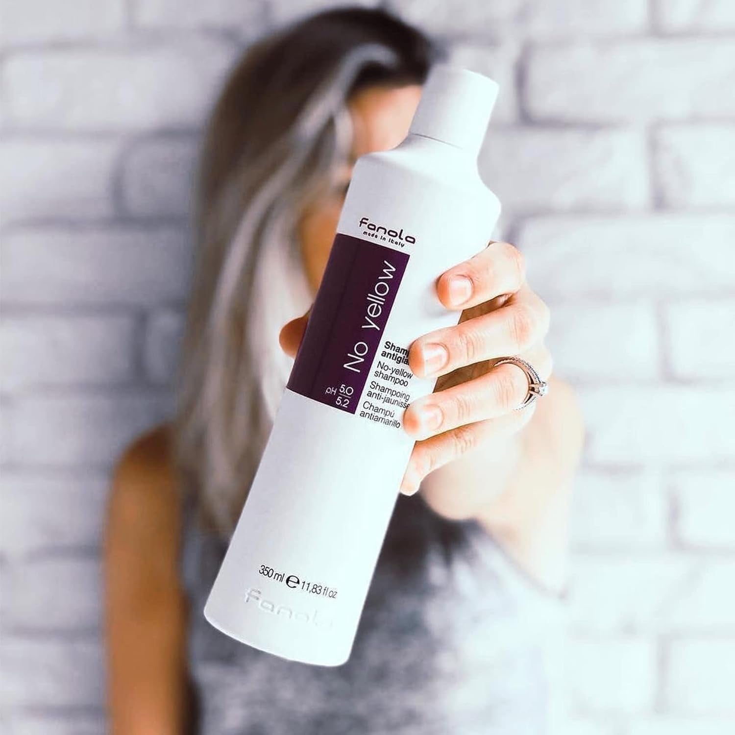Fanola No Yellow Anti-Gelb-Shampoo + Nutri Care Conditioner - 2000 Ml