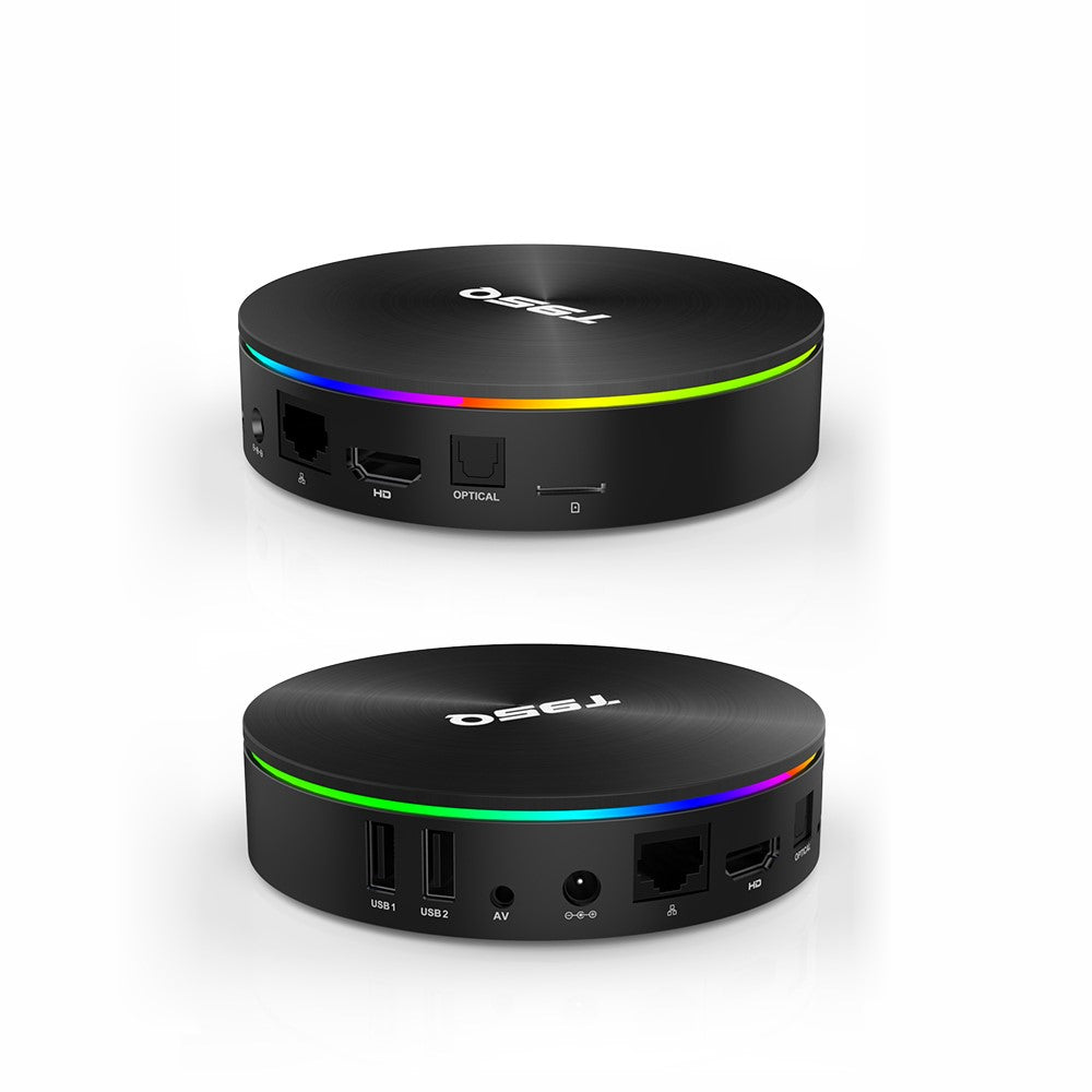 T95Q Quad Core Amlogic S905X2 Android 8.1 TV Box Dual Band WiFi Bluetooth-compatible Media Player 4+64GB