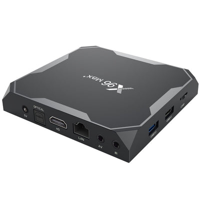 X96 MAX+ Amlogic S905X3 Quad Core Android 9.0 TV Box Bluetooth-compatible WiFi Media Player 4+32GB
