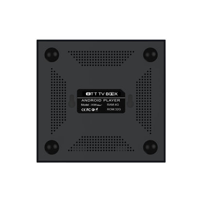 X96 MAX+ Amlogic S905X3 Quad Core Android 9.0 Bluetooth-compatible TV Box WiFi Media Player 4+64GB