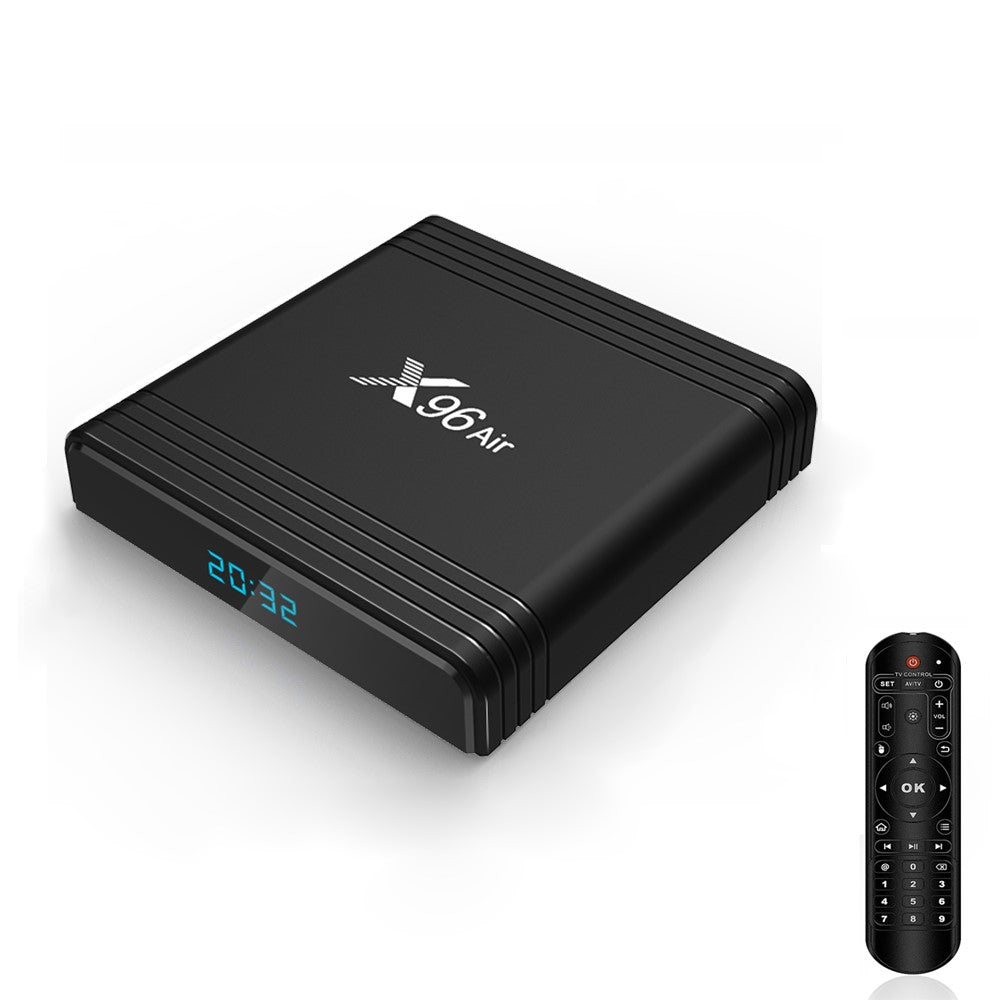 X96 Air Android 9.0 Amlogic S905X3 Quad Core TV Box Dual Band WiFi Bluetooth-compatible Media Player 4+64GB