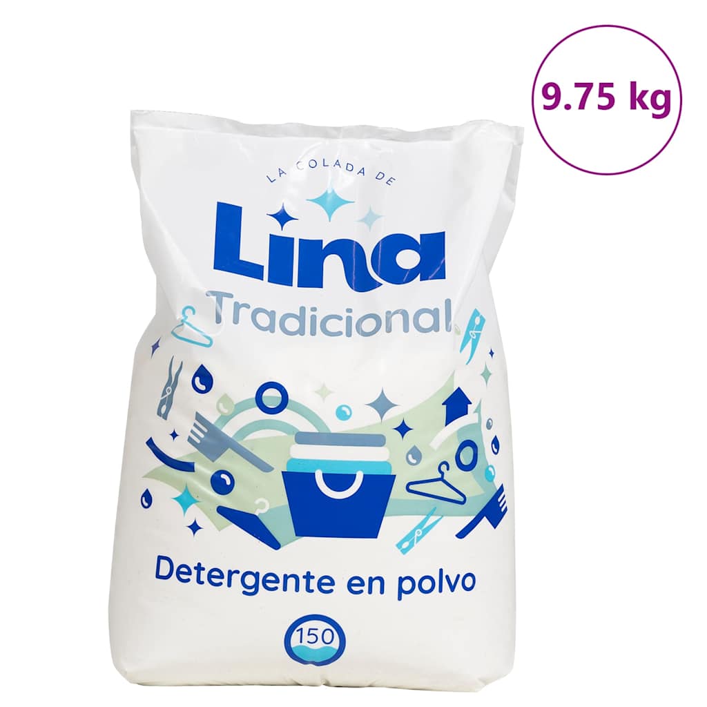 Waschpulver Für 150 Waschladungen 9,75 Kg Weiß