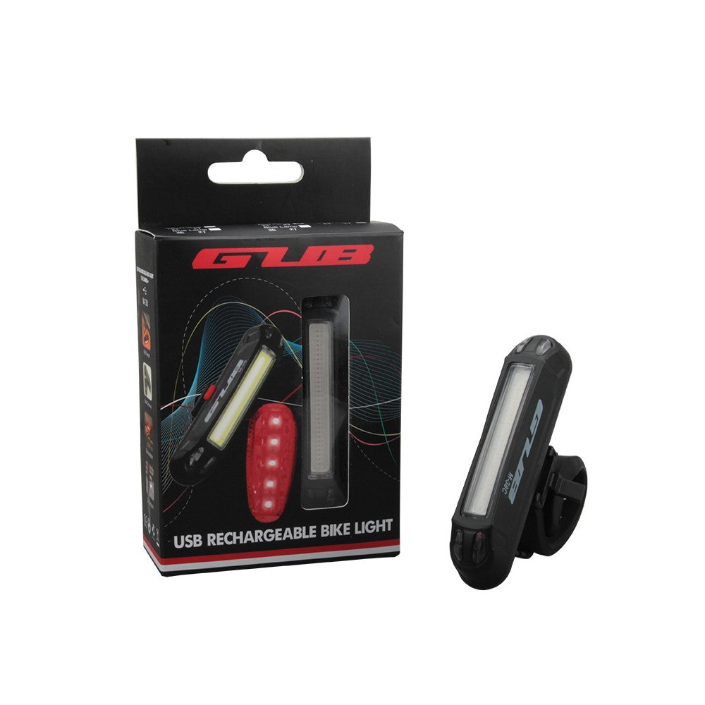 GUB M-38C Bicycle Bike LED Tail Light 3 Colors Warning Lamp USB Rechargeable Rear Light