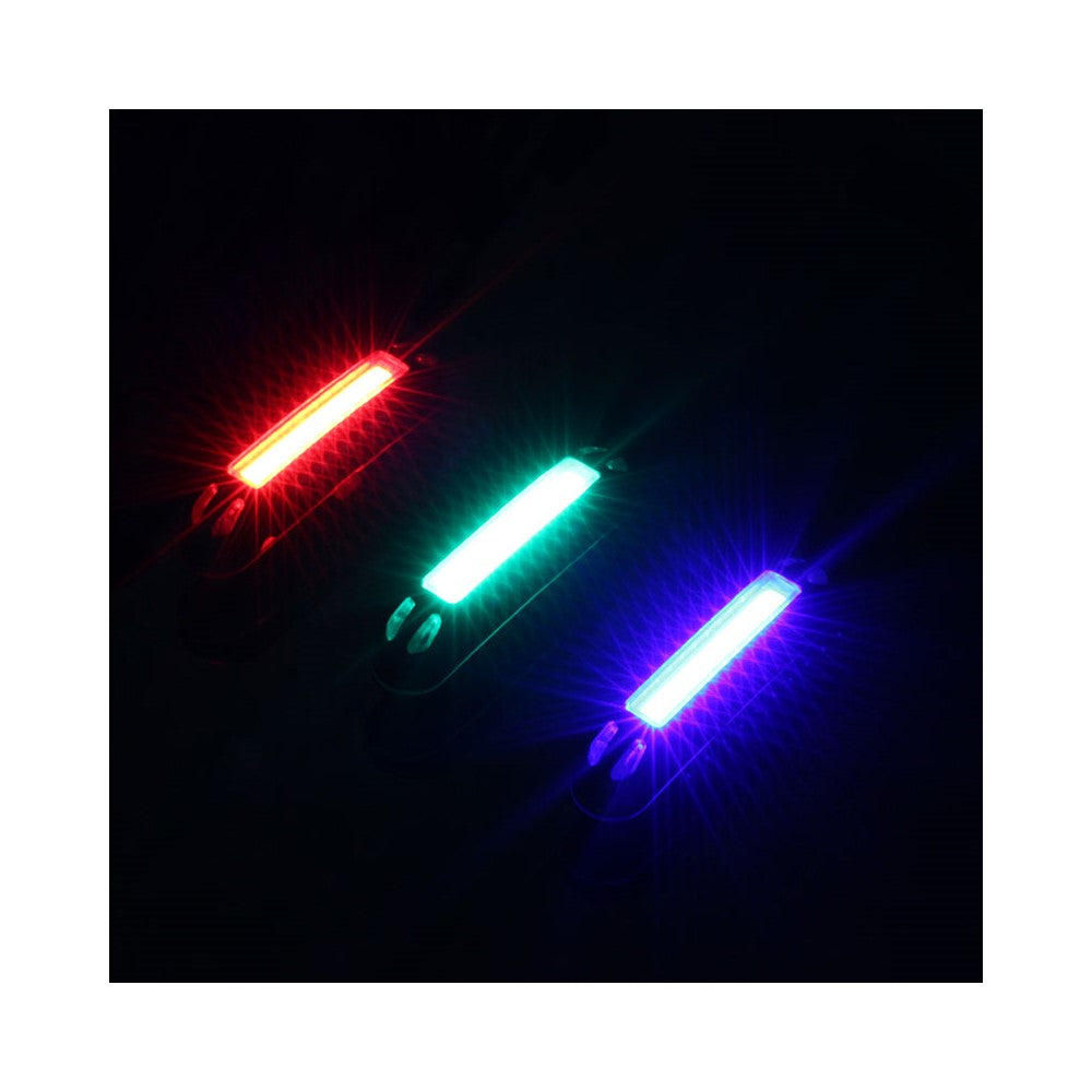 GUB M-38C Bicycle Bike LED Tail Light 3 Colors Warning Lamp USB Rechargeable Rear Light