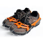 1 Pair HALIN 12 Teeth Steel Non-slip Shoe Cover Rock Climbing Outdoor Ice Crampons