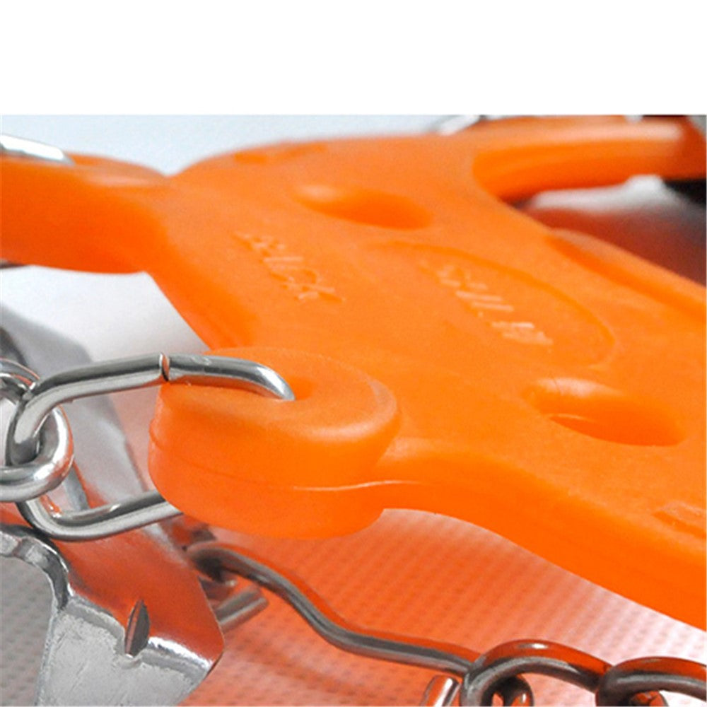 1 Pair HALIN 12 Teeth Steel Non-slip Shoe Cover Rock Climbing Outdoor Ice Crampons