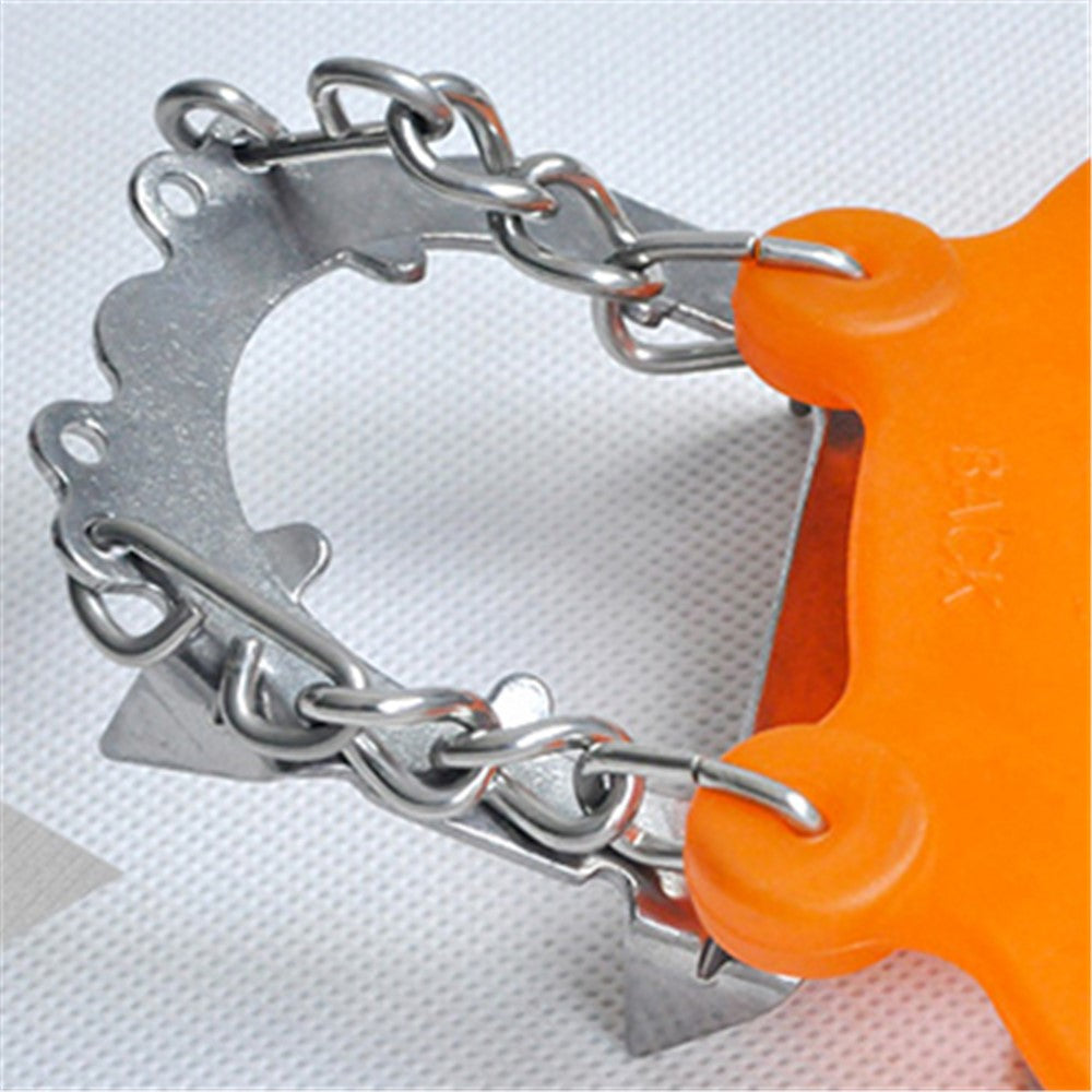 1 Pair HALIN 12 Teeth Steel Non-slip Shoe Cover Rock Climbing Outdoor Ice Crampons