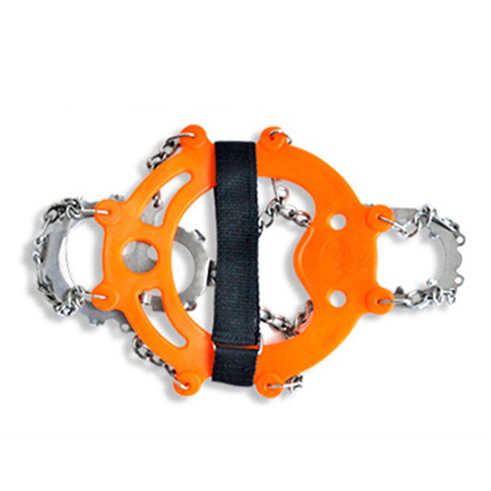 1 Pair HALIN 12 Teeth Steel Non-slip Shoe Cover Rock Climbing Outdoor Ice Crampons