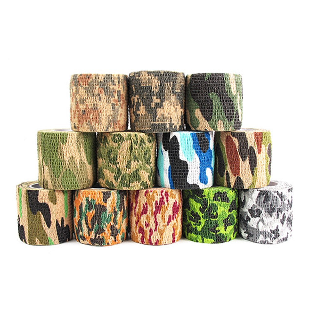2Pcs/Set Camouflage Pattern Tape Self-adhesive Plaster Self-adhesive Tape