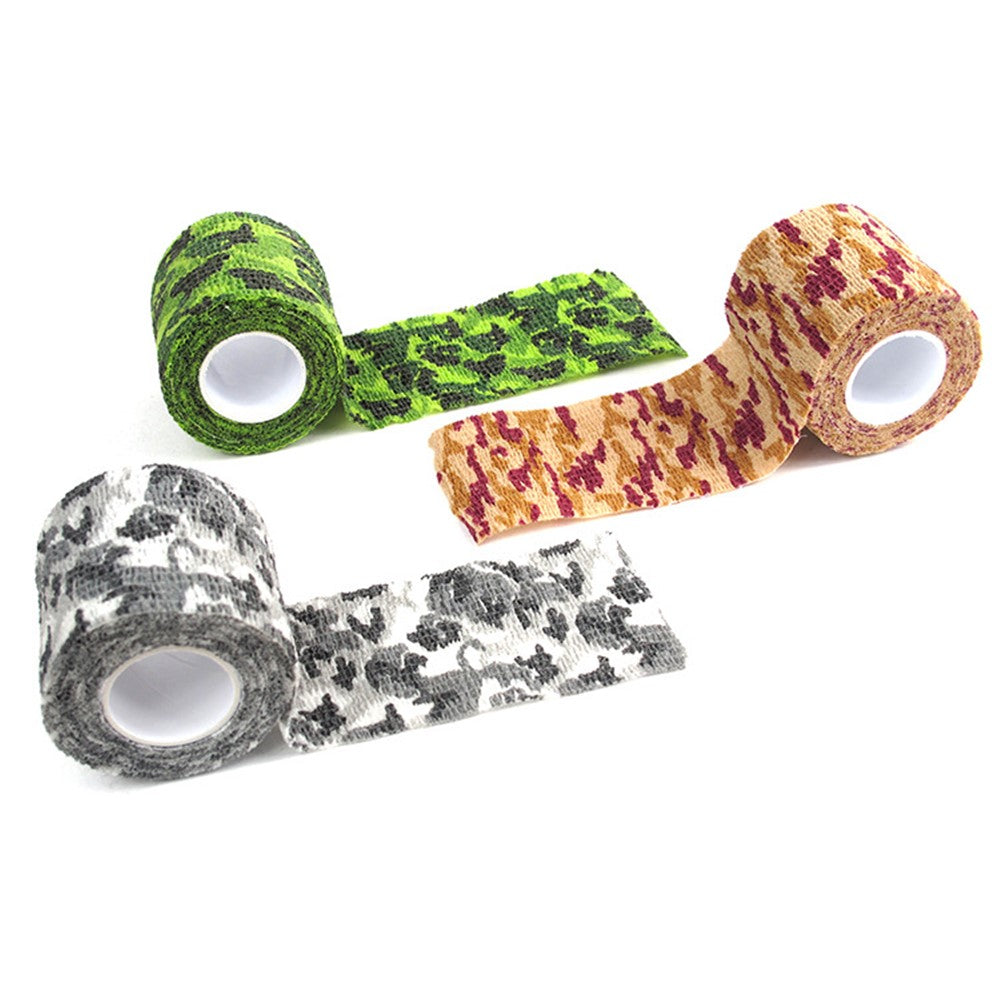 2Pcs/Set Camouflage Pattern Tape Self-adhesive Plaster Self-adhesive Tape