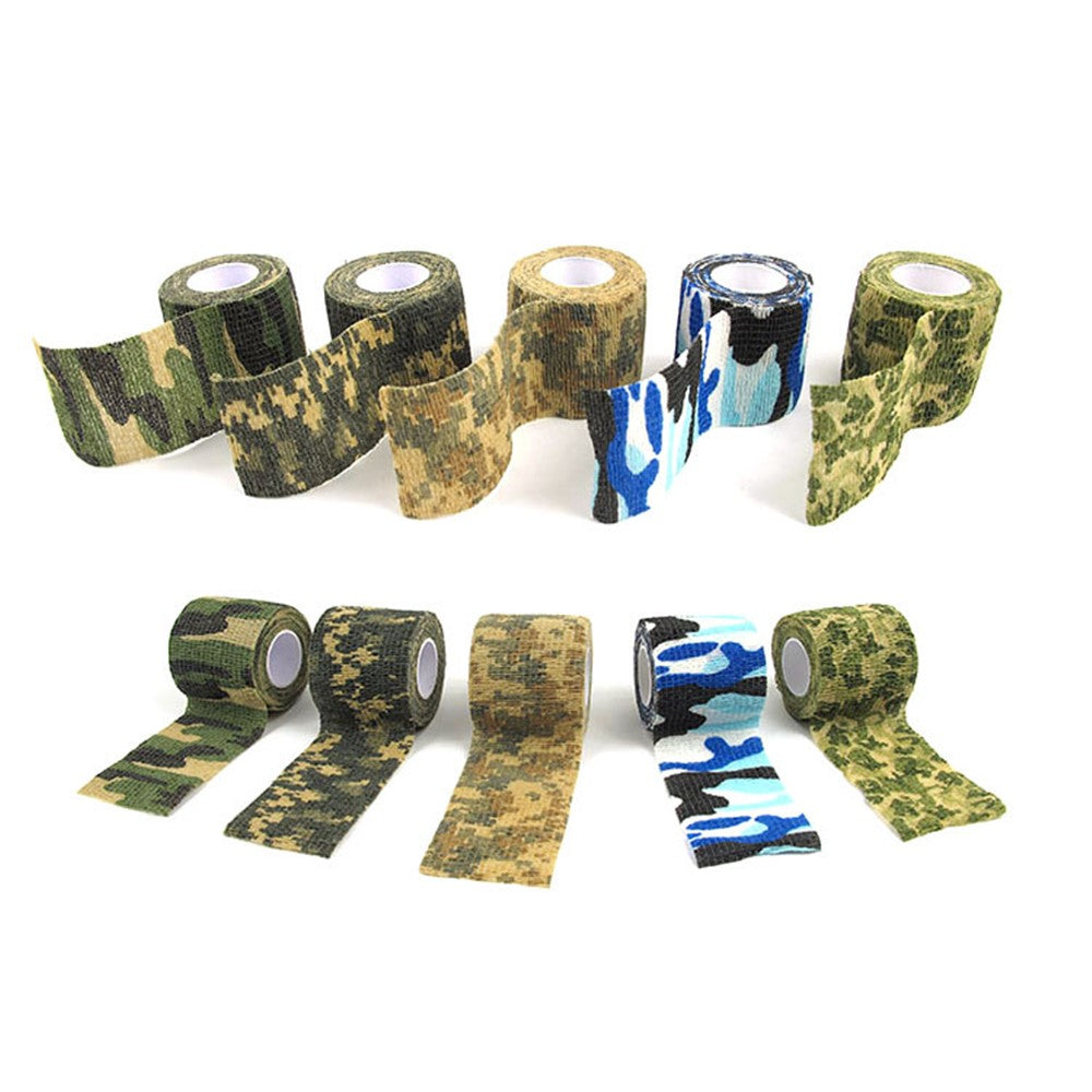 2Pcs/Set Camouflage Pattern Tape Self-adhesive Plaster Self-adhesive Tape