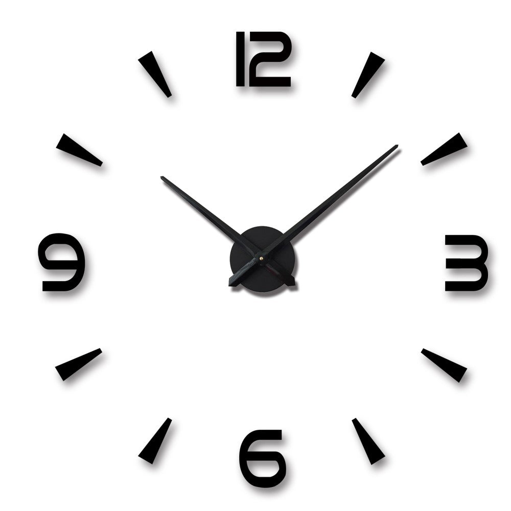 DIY Wall Clock Living Room Wall Decorative Sticker Clock
