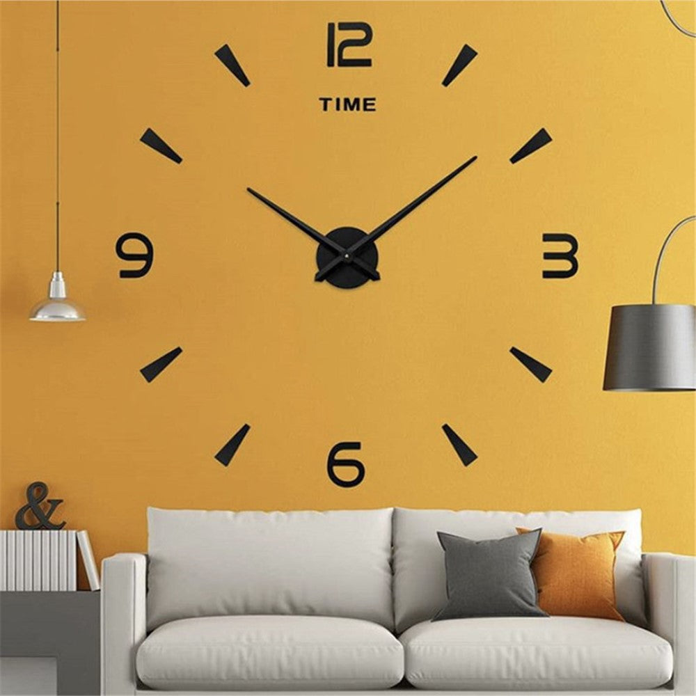 DIY Wall Clock Living Room Wall Decorative Sticker Clock