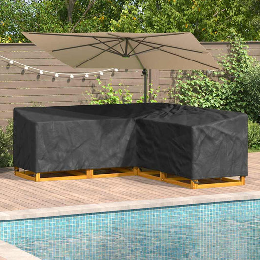 Wasserdichte L-Form Gartenmöbel-Abdeckung 220 cm - Robust & Stilvoll aus 210D Oxford-Gewebe