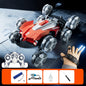 4DRC Y6 8WD Spray RC Car Model Remote Control Stunt Vehicle with LED Light, 2 Batteries