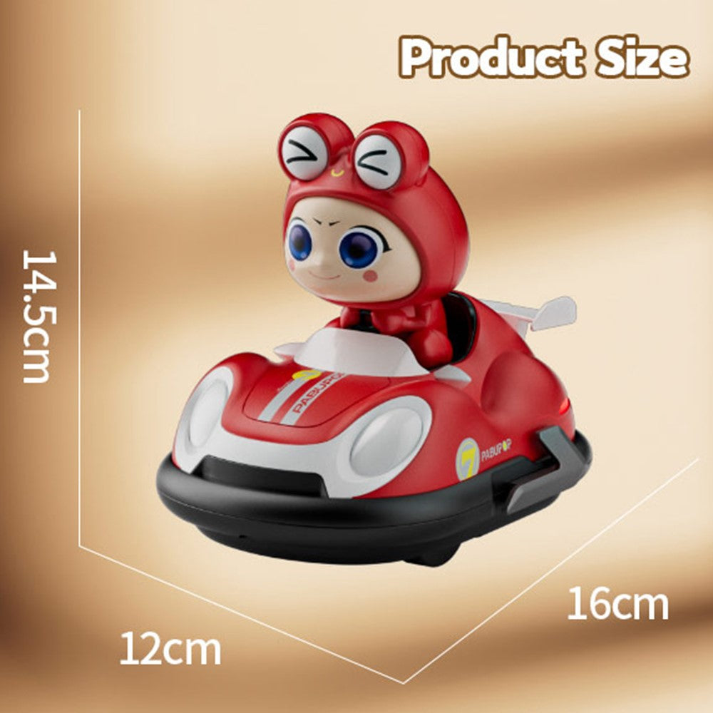 4DRC Y7 2Pcs Pop-Up Doll Remote Control Bumper Car Children Battle Toy with Light and Music (2 Batteries / Car)