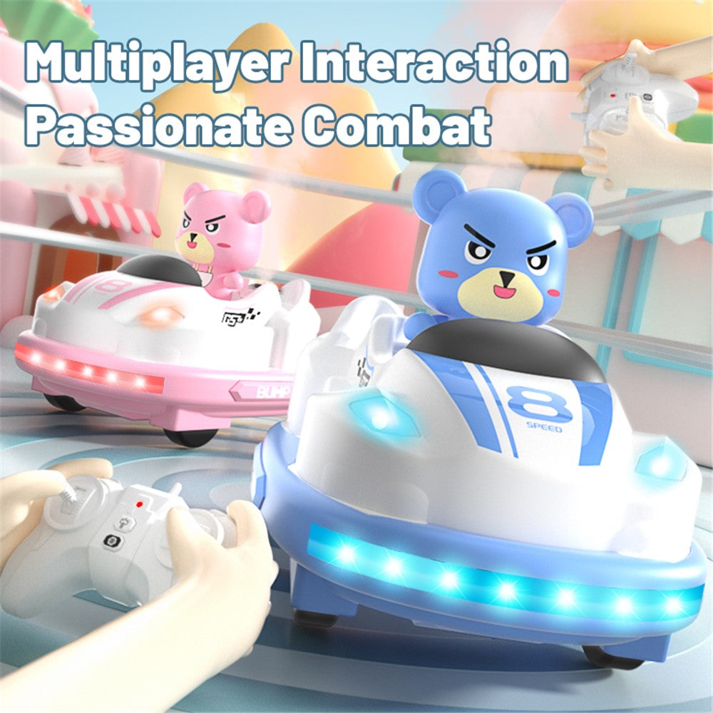 Q180 Double-Player Bumper Car Remote Control Battle Bump Car Toy Set