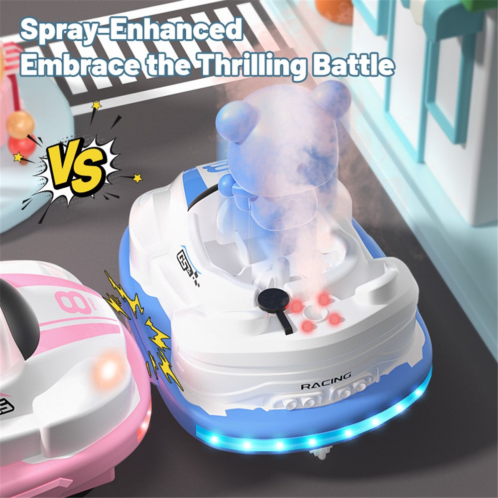 Q180 Double-Player Bumper Car Remote Control Battle Bump Car Toy Set