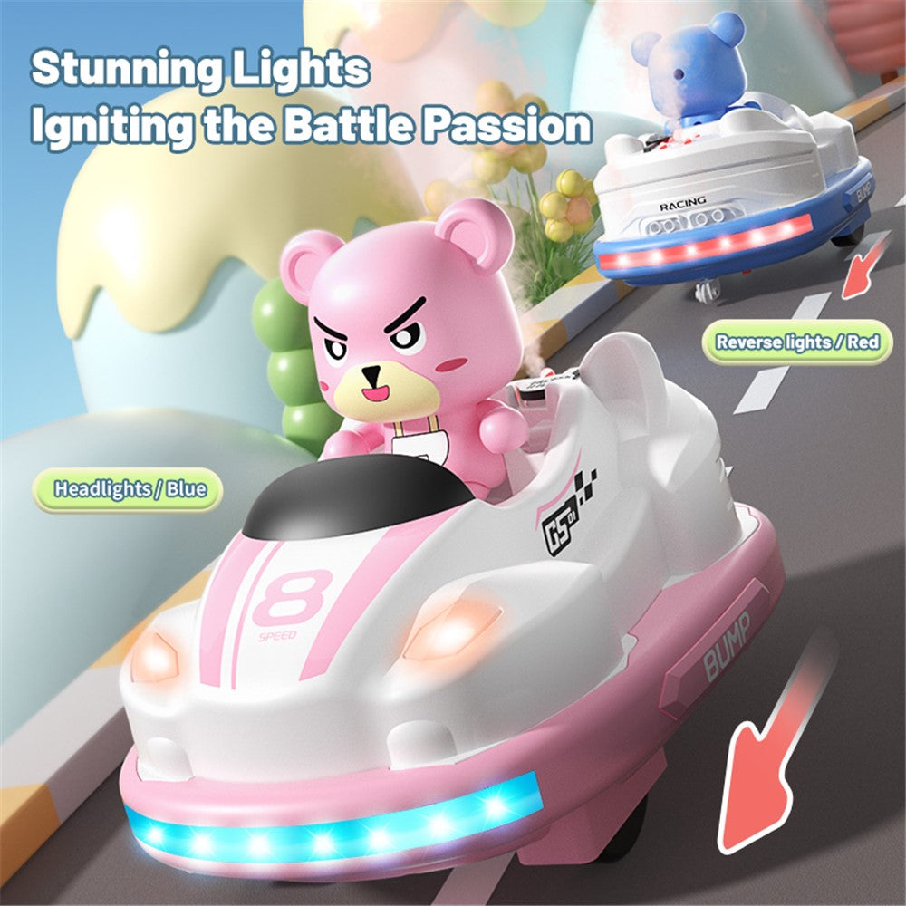 Q180 Double-Player Bumper Car Remote Control Battle Bump Car Toy Set