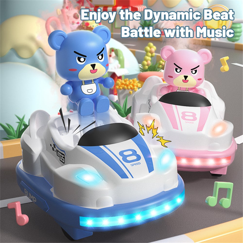 Q180 Double-Player Bumper Car Remote Control Battle Bump Car Toy Set