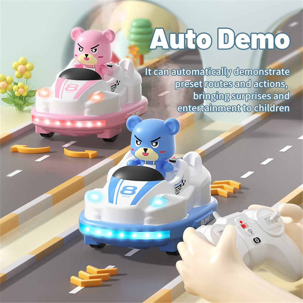 Q180 Double-Player Bumper Car Remote Control Battle Bump Car Toy Set