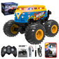 KY-S201B 1 / 20 Stunt School Bus Light Music Mist Spray Remote Control Toy Car